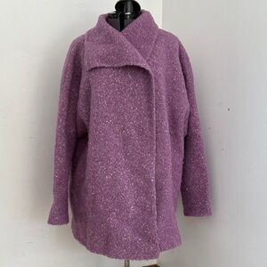 Eileen Fisher Alpaca Wool Silk Jacket Sweater